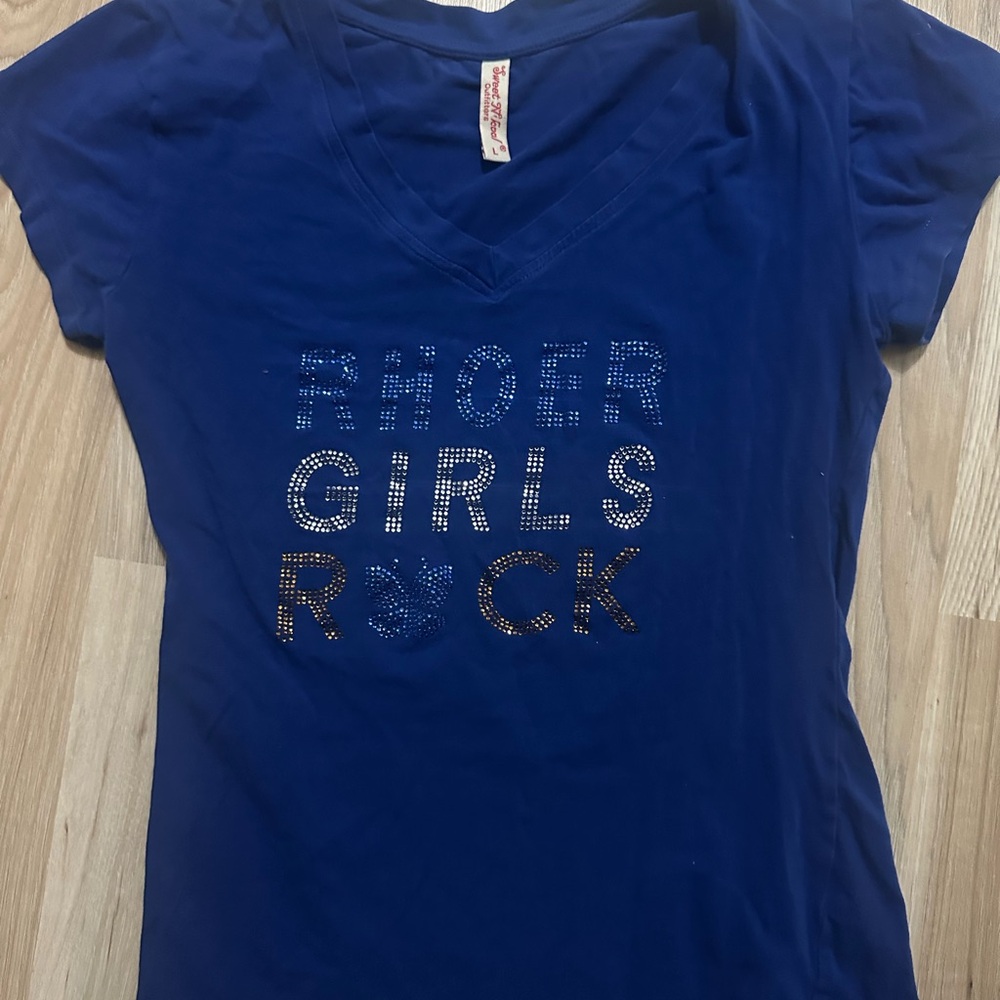 Blue Girls Rock T-Shirt
